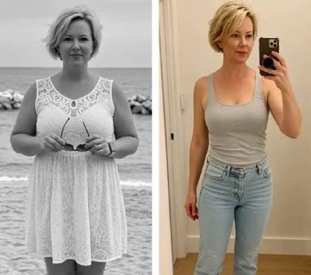 Verified user testimonial showing TrimPure Gold Patch results