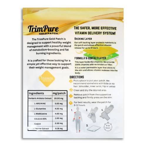 How TrimPure Gold Patch works to support weight loss